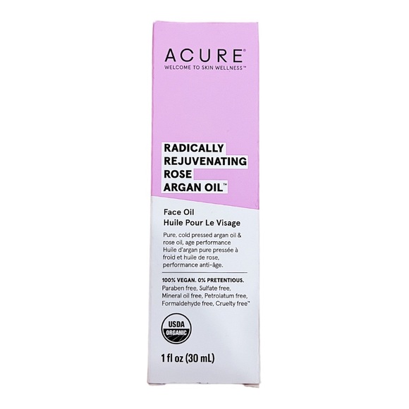 ACURE RADICALLY REJUVENATING ROSE ARGAN OIL 30ML - BNIB - Picture 2 of 2